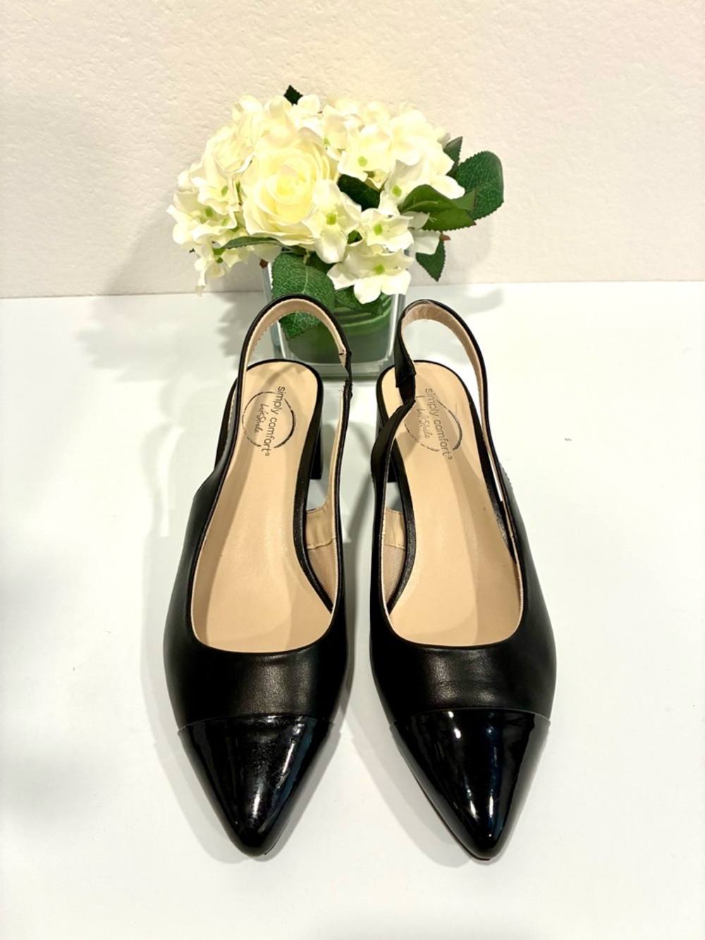 Preowned Life Stride simply comfort block heel sling back size 9